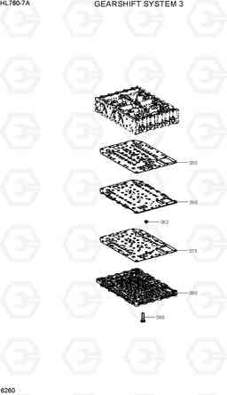 6260 GEARSHIFT SYSTEM 3 HL780-7A, Hyundai
