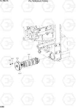 6280 FILTER(SUCTION) HL780-7A, Hyundai