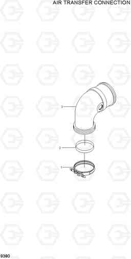 9380 AIR TRANSFER CONNECTION HL780-7A, Hyundai