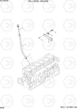 9420 OIL LEVEL GAUGE HL780-7A, Hyundai