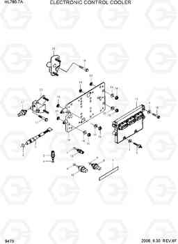 9470 ELECTRONIC CONTROL COOLER HL780-7A, Hyundai