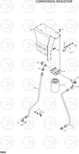 9640 CORROSION RESISTOR HL780-7A, Hyundai