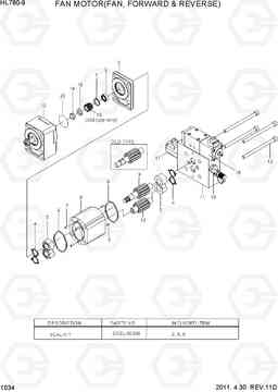 1034 FAN MOTOR(FAN, FORWARD & REVERSE) HL780-9, Hyundai