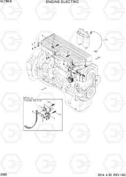 2060 ENGINE ELECTRIC HL780-9, Hyundai