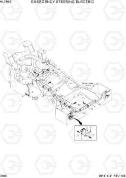 2090 EMERGENCY STEERING ELECTRIC HL780-9, Hyundai