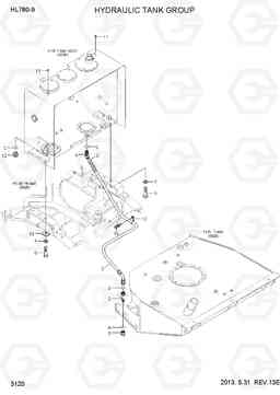 3120 HYDRAULIC TANK GROUP HL780-9, Hyundai