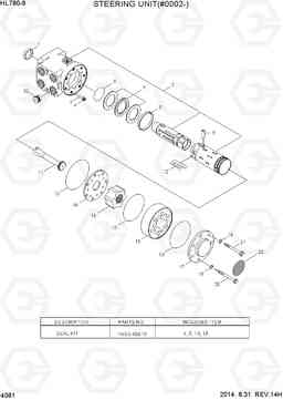 4081 STEERING UNIT (#0002-) HL780-9, Hyundai