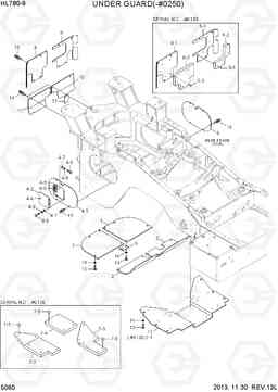 5060 UNDER GUARD(-#0250) HL780-9, Hyundai