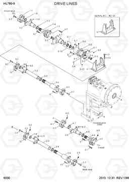 6030 DRIVE LINES HL780-9, Hyundai