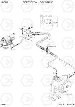 6060 DIFFERENTIAL LOCK GROUP HL780-9, Hyundai