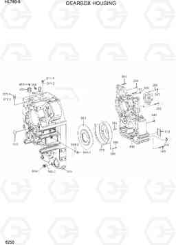 6250 GEARBOX HOUSING HL780-9, Hyundai