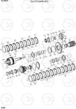 6280 CLUTCH(KR+K2) HL780-9, Hyundai