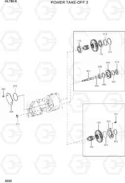 6330 POWER TAKE-OFF 3 HL780-9, Hyundai