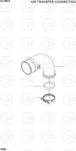 9380 AIR TRANSFER CONNECTION HL780-9, Hyundai