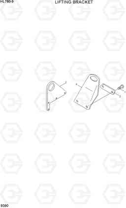 9390 LIFTING BRACKET HL780-9, Hyundai