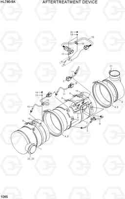 1065 AFTERTREATMENT DEVICE HL780-9A, Hyundai