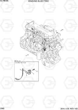 2060 ENGINE ELECTRIC HL780-9A, Hyundai