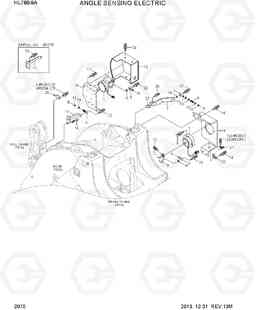 2070 ANGLE SENSING ELECTRIC HL780-9A, Hyundai