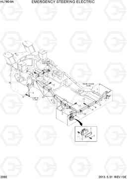 2090 EMERGENCY STEERING ELECTRIC HL780-9A, Hyundai