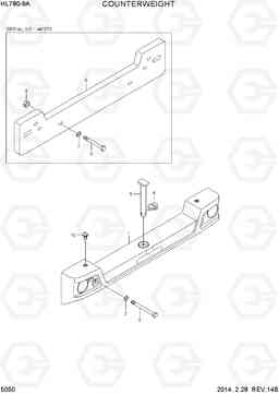 5050 COUNTERWEIGHT HL780-9A, Hyundai