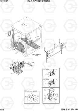 5075 CAB OPTION PARTS HL780-9A, Hyundai