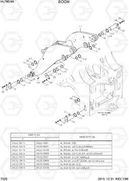 7020 BOOM HL780-9A, Hyundai