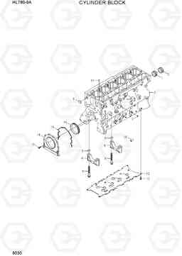 9030 CYLINDER BLOCK HL780-9A, Hyundai