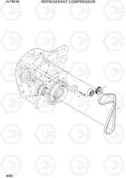 9090 REFRIGERANT COMPRESSOR HL780-9A, Hyundai