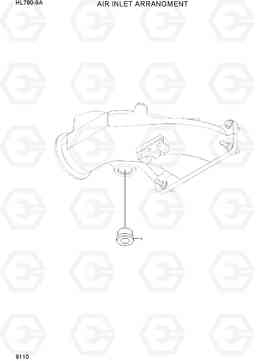 9110 AIR INLET ARRANGEMENT HL780-9A, Hyundai