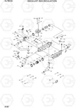 9190 EXHAUST RECIRCULATION HL780-9A, Hyundai