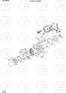 9250 FUEL PUMP HL780-9A, Hyundai
