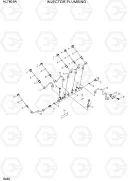 9430 INJECTOR PLUMBING HL780-9A, Hyundai