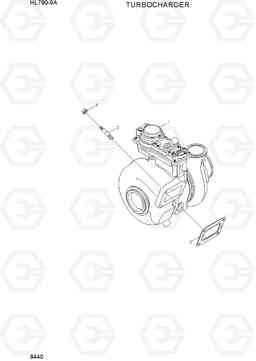 9440 TURBOCHARGER HL780-9A, Hyundai