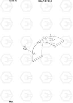 9500 HEAT SHIELD HL780-9A, Hyundai