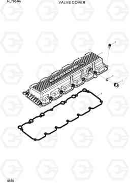 9550 VALVE COVER HL780-9A, Hyundai