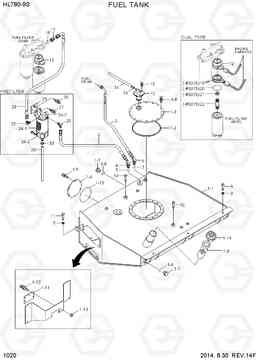 1020 FUEL TANK HL780-9S, Hyundai