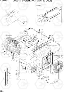 1030 COOLING SYSTEM(FAN, FORWARD ONLY) HL780-9S, Hyundai