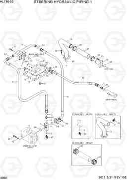 3060 STEERING HYDRAULIC PIPING 1 HL780-9S, Hyundai