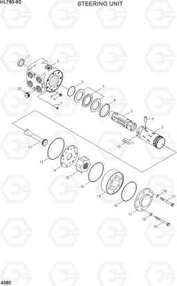 4080 STEERING UNIT HL780-9S, Hyundai