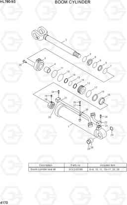 4170 BOOM CYLINDER HL780-9S, Hyundai