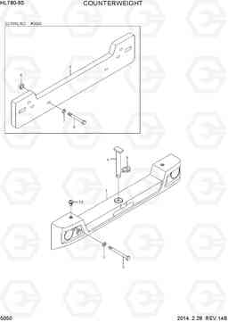 5050 COUNTERWEIGHT HL780-9S, Hyundai