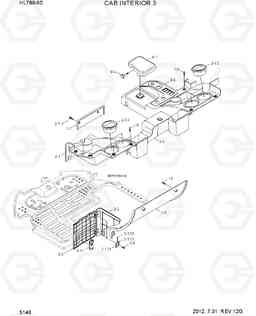5140 CAB INTERIOR 3 HL780-9S, Hyundai
