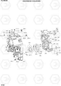 6160 GEARBOX HOUSING HL780-9S, Hyundai