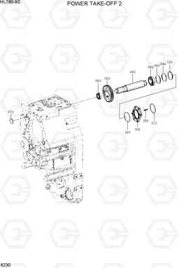 6230 POWER TAKE-OFF 2 HL780-9S, Hyundai