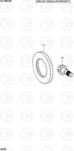 6400 DRIVE GROUP(FRONT) HL780-9S, Hyundai