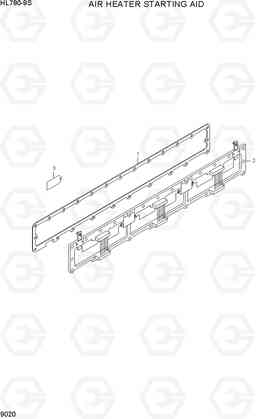 9020 AIR HEATER STARTING AID HL780-9S, Hyundai