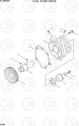 9160 FUEL PUMP DRIVE HL780-9S, Hyundai