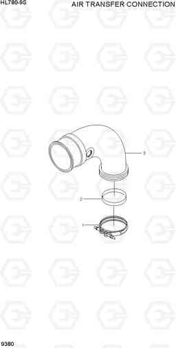 9380 AIR TRANSFER CONNECTION HL780-9S, Hyundai