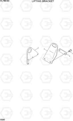 9390 LIFTING BRACKET HL780-9S, Hyundai