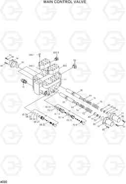 4030 MAIN CONTROL VALVE HL780-3A, Hyundai